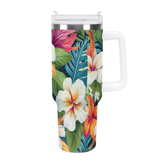 PHDT00360 POD US Local Tumbler 40 oz Large Capacity Car Cup Egg Blossom, Summer