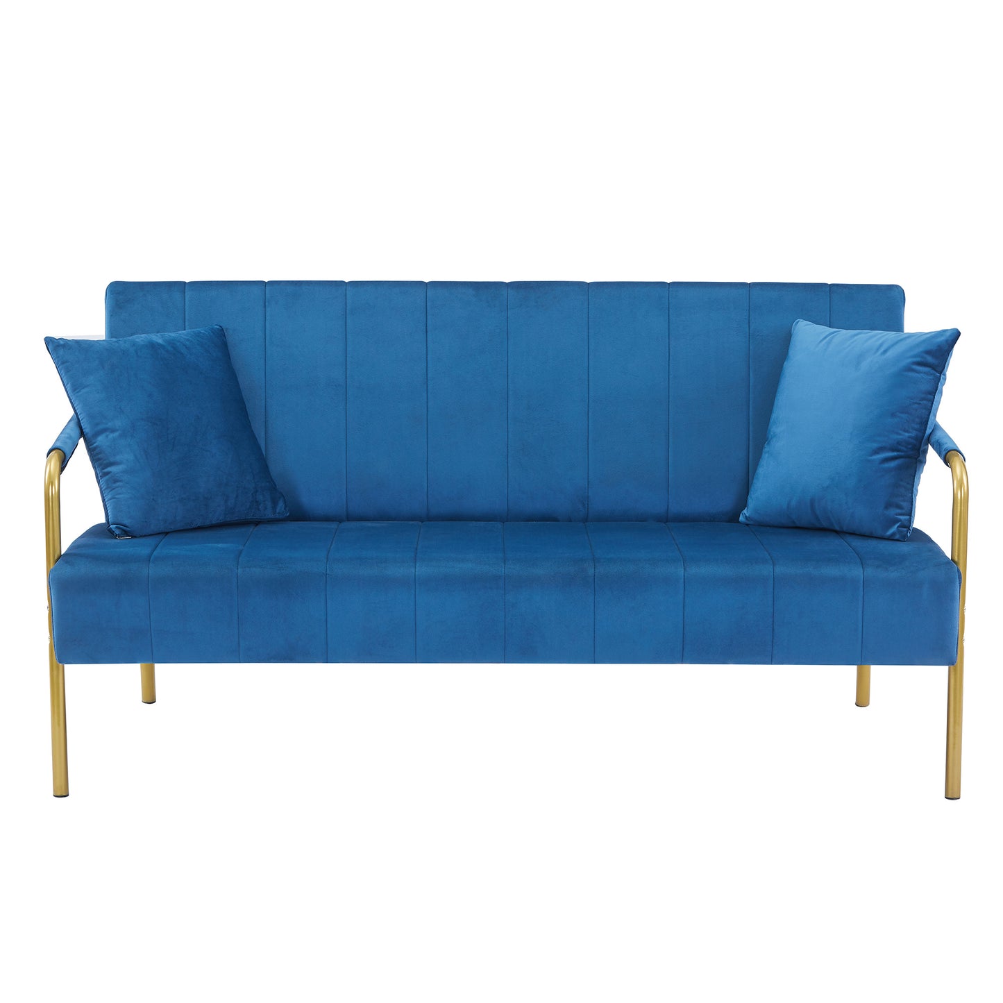 US Local Modern Velvet Loveseat Sofa For Living Room