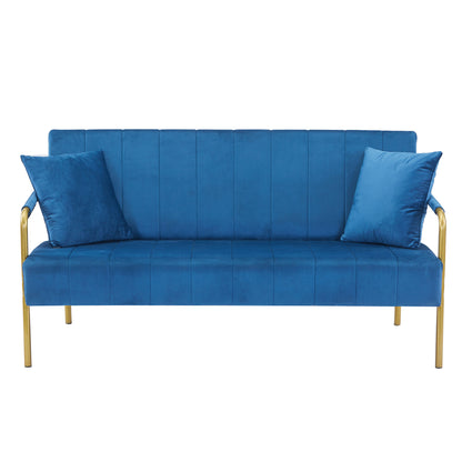US Local Modern Velvet Loveseat Sofa For Living Room