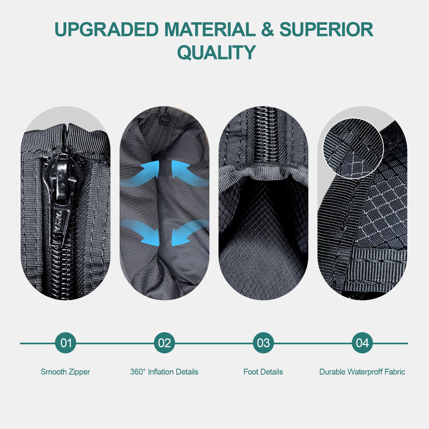 US Local Leg & Foot Massager With Air Compression, 5 Pressure Levels, 3 Smart Modes, Rechargeable & Portable, Pain Relief For Muscles & Circulation, Type-C Charging, Home,Office Use