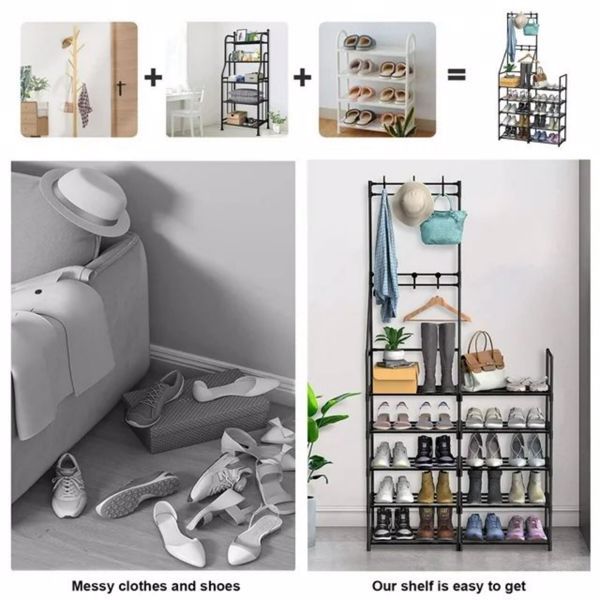 US Local 5-layer Shoe Rack, Shoe Storage Organizer