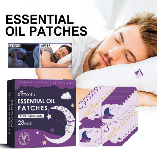 US Local Ximonth Essential Oil Good Night Patch Help To Fall Asleep Quickly At Night Relieve Body Muscle Fatigue Stress Sleep Patch