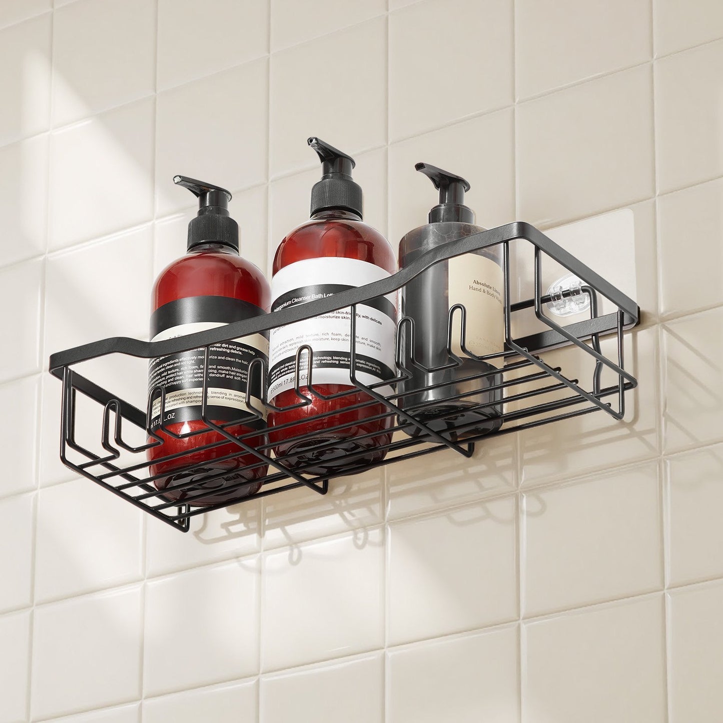 US Local Shower Caddy 5 Pack Adhesive Bathroom Shower Storage Organization Shelves Rack