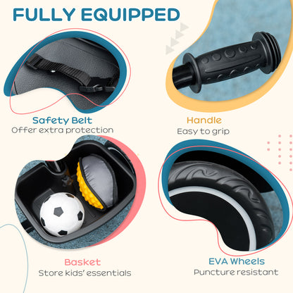 US Local Tricycle for Toddlers Age 2-5 with Adjustable Seat