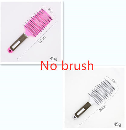 US Local Hairbrush Anti Klit Brushy Haarborstel Women Detangler Hair Brush Bristle Nylon Scalp Massage  Teaser Hair Brush Comb