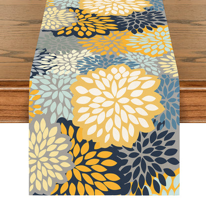 Art Table Runner Farmhouse Polyester Tablecloth