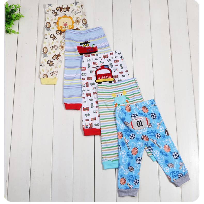 US Local Cartoon print children's leggings 5 pieces