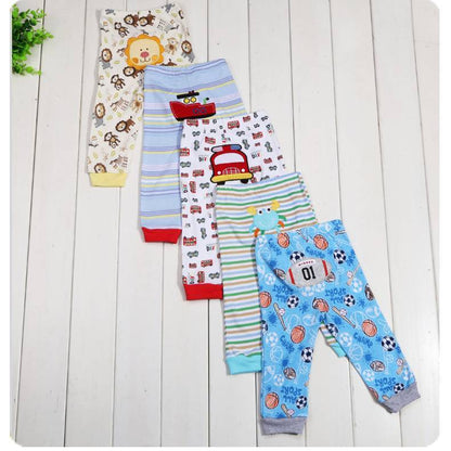 US Local Cartoon print children's leggings 5 pieces