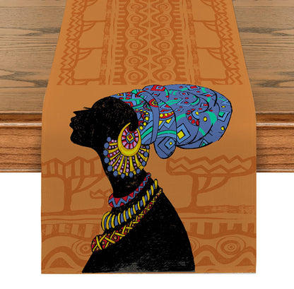 Table Runner National Geometric Tea Table