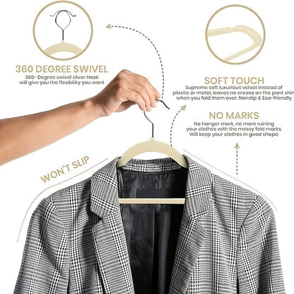 US Local Velvet Hanger 50pack