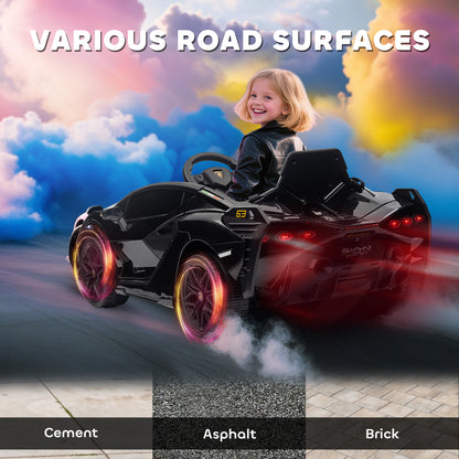 US Local 12V Lamborghini SIAN Licensed Electric Car for kids with Remote Control