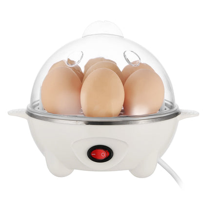 US Local 1Pc Electric Egg Cooker 7-Capacity Hard-Boiled Egg Maker With Auto-Off Measuring Cup For Hard Boiled Steamed Vegetables Seafood Dumplings