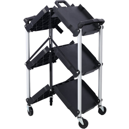 US Local Iron Plastic Folding Service Cart