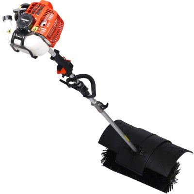 US Local Snow Sweeper GASOLINE POWERED BROOM SWEEPER,52CC 2 STROKE ,BROOM BRUSH 21x10 EPA