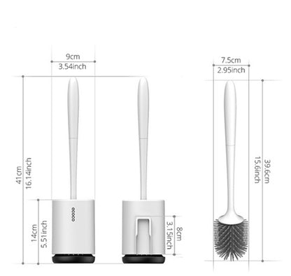 US Local Non-stick Hair Soft Plastic Brush Head Toilet