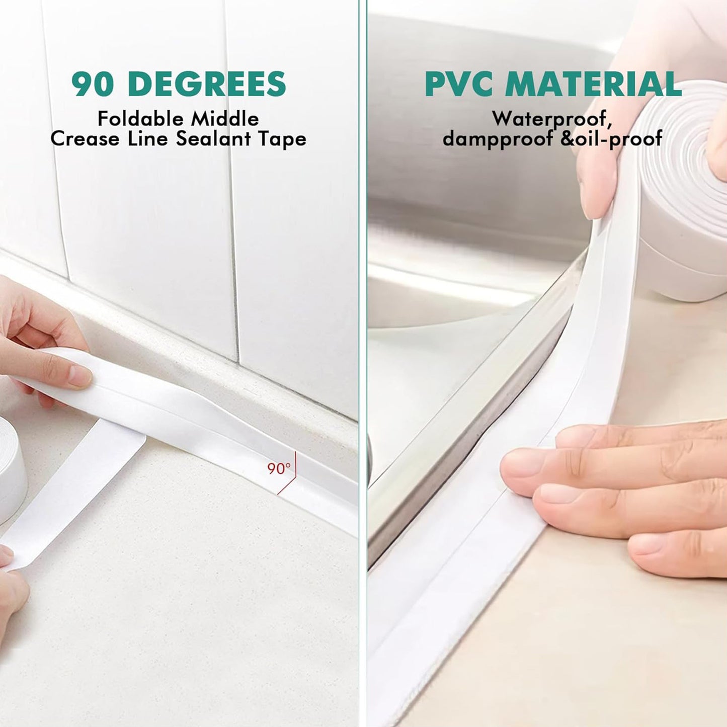 US Local Self Adhesive Sealing Waterproof Tape, Used For Cleaning And Protecting Household Gaps.