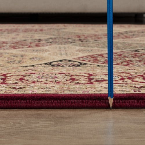 US Local Manchester GC HER5007 Red 2 Ft. X 3 Ft. Area Rug