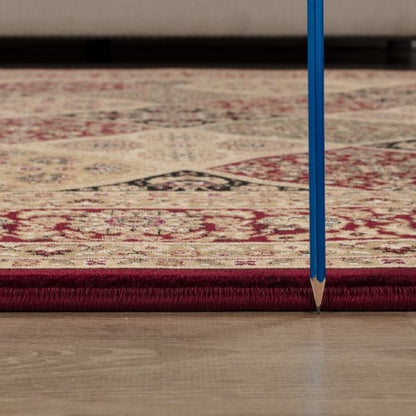 US Local Manchester GC HER5007 Red 2 Ft. X 3 Ft. Area Rug