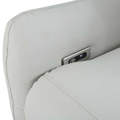 US Local Wall Hugger Recliner,Power Recliner Chair,Electric Recliner For Living Room,PU Leather Reclining Armchair For Small Space,Reclining Sofa For Bedroom Apartment RV,with USB Port