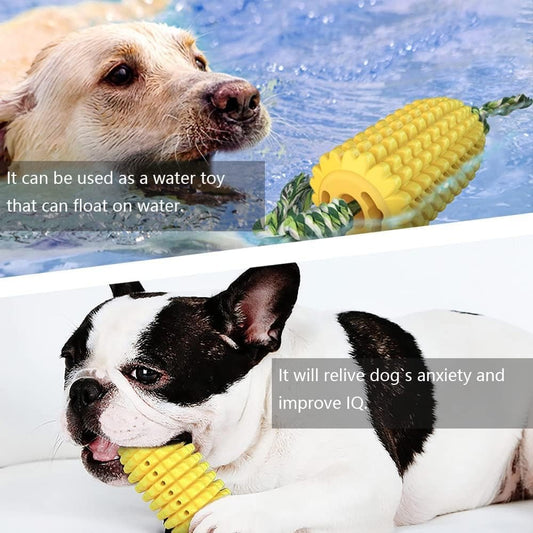US Local Dog Toys, Dog Toys Suitable For Strong Chewing, Durable And Chewy Squeaking Interactive Dog Toys, Small, Medium And Large Dog And Puppy Teeth Chewing Corn Cob Toys