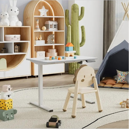 US Local Electric Standing Desk Whole Piece Adjustable Height Desk Home Office Computer Workstation Sit Stand Up Desk