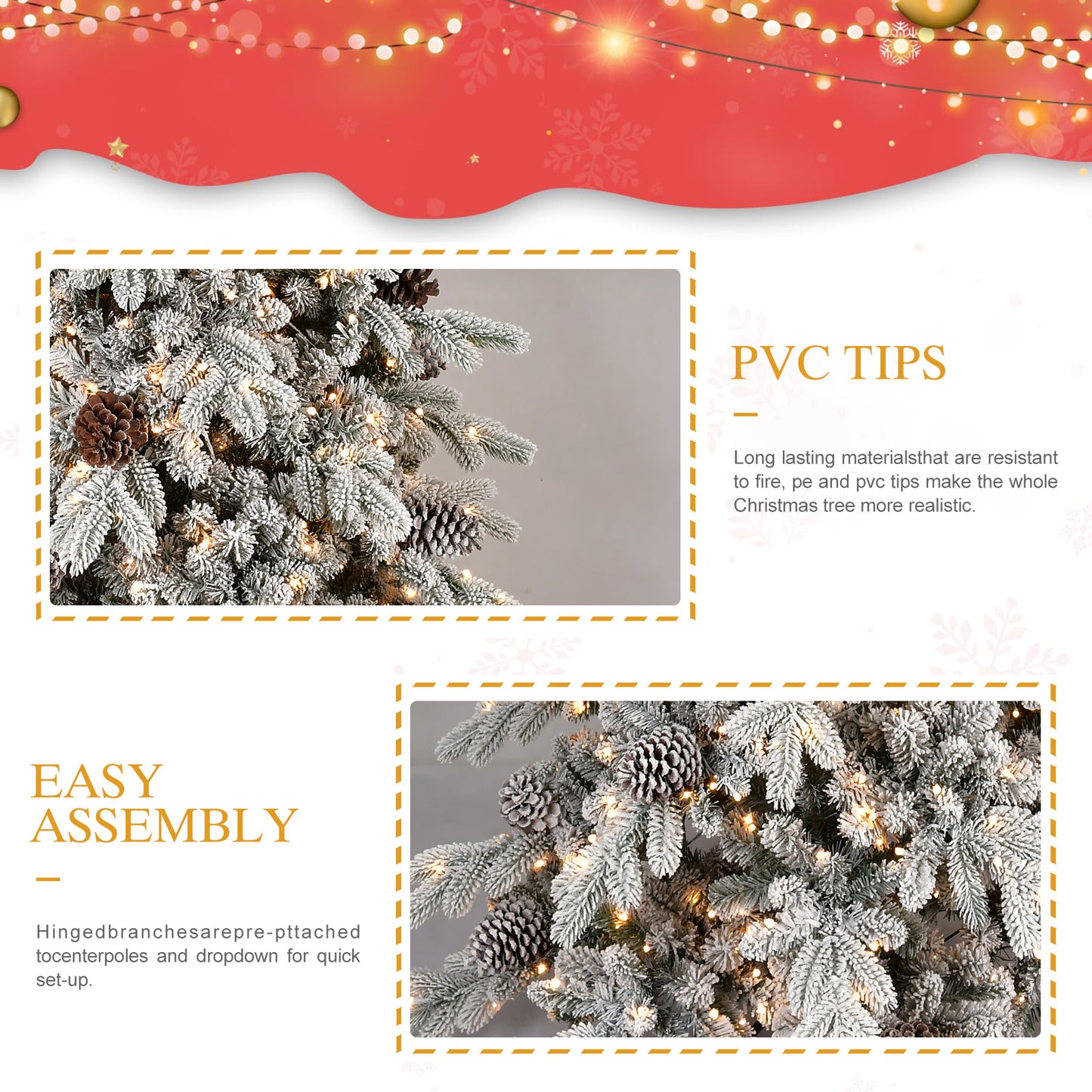 US Local PVC Christmas Tree, Christmas Decorations,