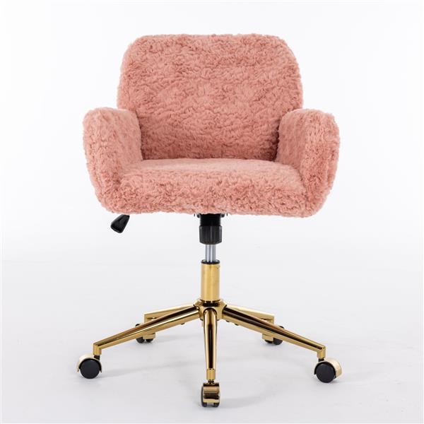 US Local Furniture Office Chairs, Adjustable Desk Chairs, Swivel Office Chairs-pink