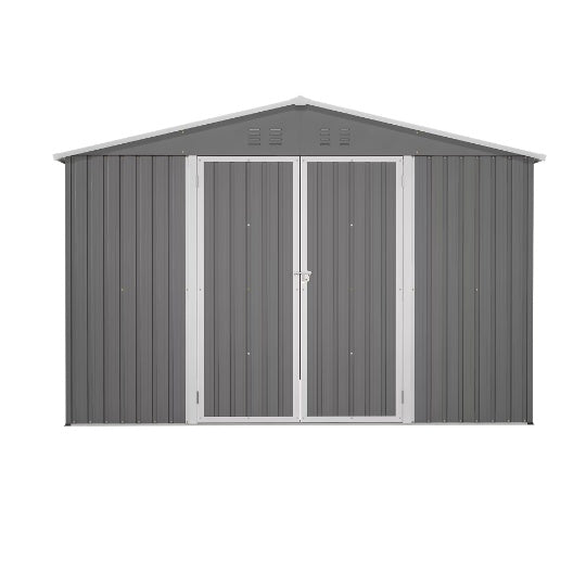 US Local Steel Garden Shed With Double Lockable Door
