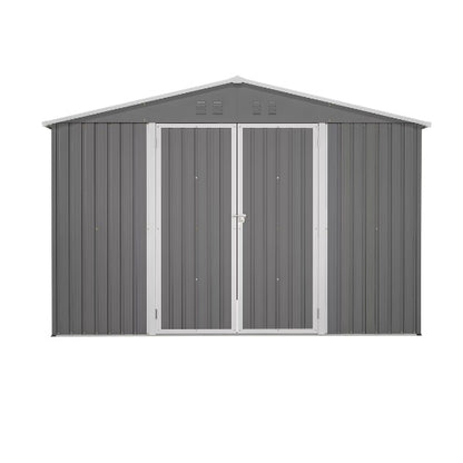 US Local Steel Garden Shed With Double Lockable Door