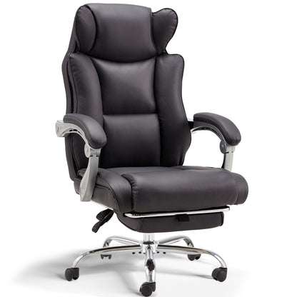US Local Office Desk Chair With Foot Rest Tall And Big 300LB