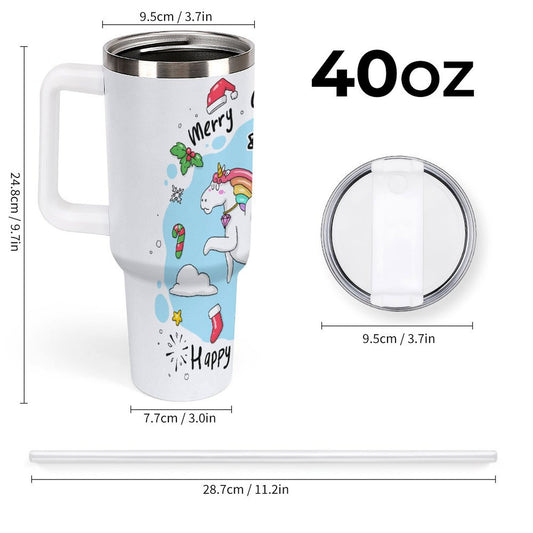 PHDT00298 POD US Local Tumbler 40 oz Large Capacity Car Cup Christmas New Year