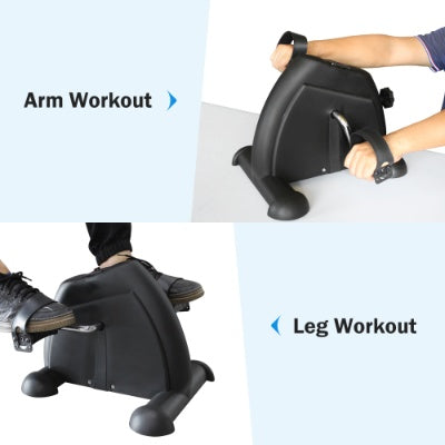 US Local Mini Exercise Bike Rehabilitation Training Walking Machine Home Rehabilitation Maximum Weight 120KG With Electronic Display And Instep Restraint Strap