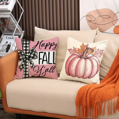 US Local 4PCS Fall Pillowcases