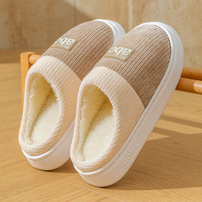 Women's Indoor Lightweight Thermal Cotton Slippers