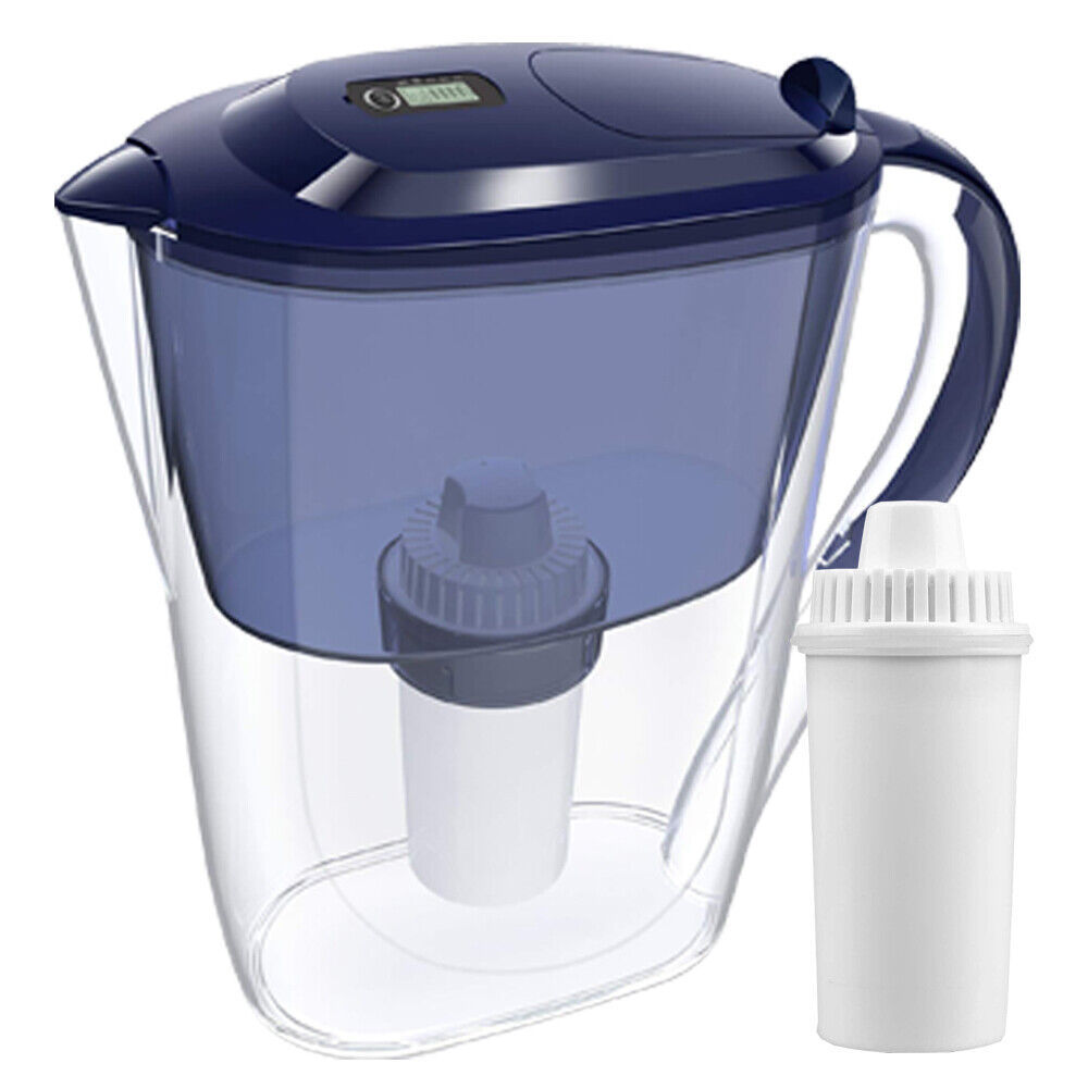 US Local DP06Water Filter Jug Water Pitcher Purifier Cartridge Electronic Indicator 10Cup