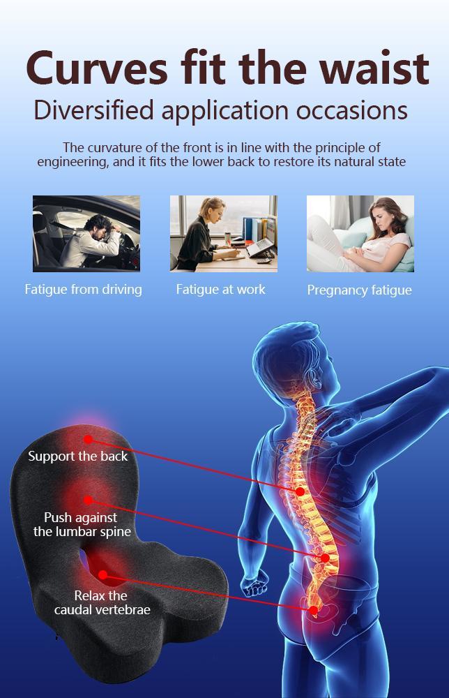 US Local East Coast Warehouse Integrated Seat Cushion Is A Comfortable Choice For Long-term Sitting, Improving Work Efficiency, Thickened Sweatshirt Fabric, Soft Cotton Core And No Shrinkage