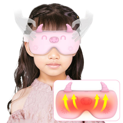 US Local Smart Foldable Kids Eye Massager Bluetooth Heat Vibration Relief For Screen Fatigue