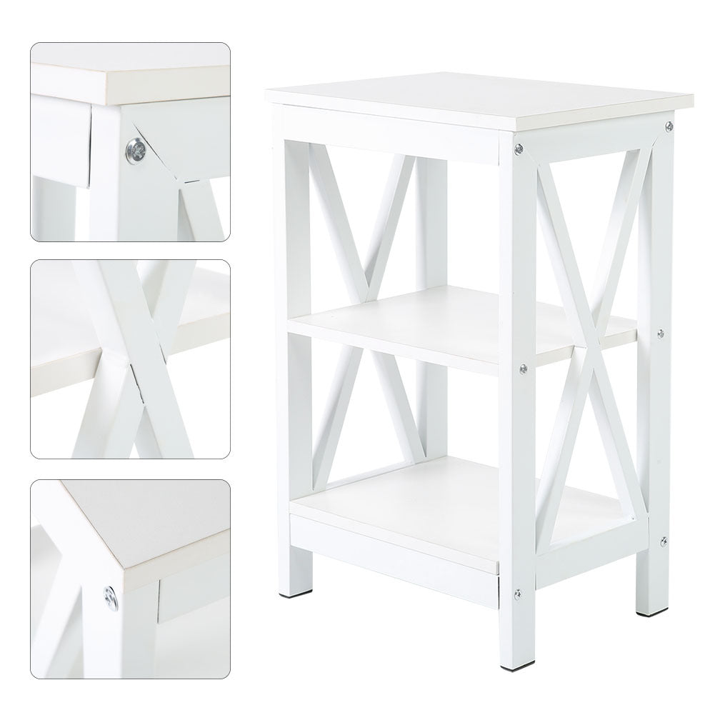 UK Local Multifunctional Wooden Cabinet Storage Rack Organizer Bedroom Accessories