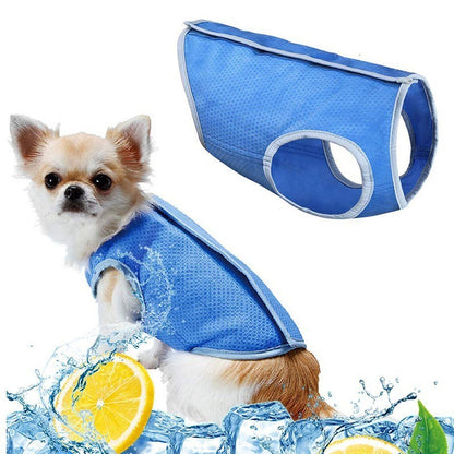 US Local Dog Summer Cooling Vest, Pet Cooling Clothes Dog Cat Cooling Vest, Summer Heat Relief Vest Pet Dog Clothes Summer Clothes For Dogs Dog Cooling Vest