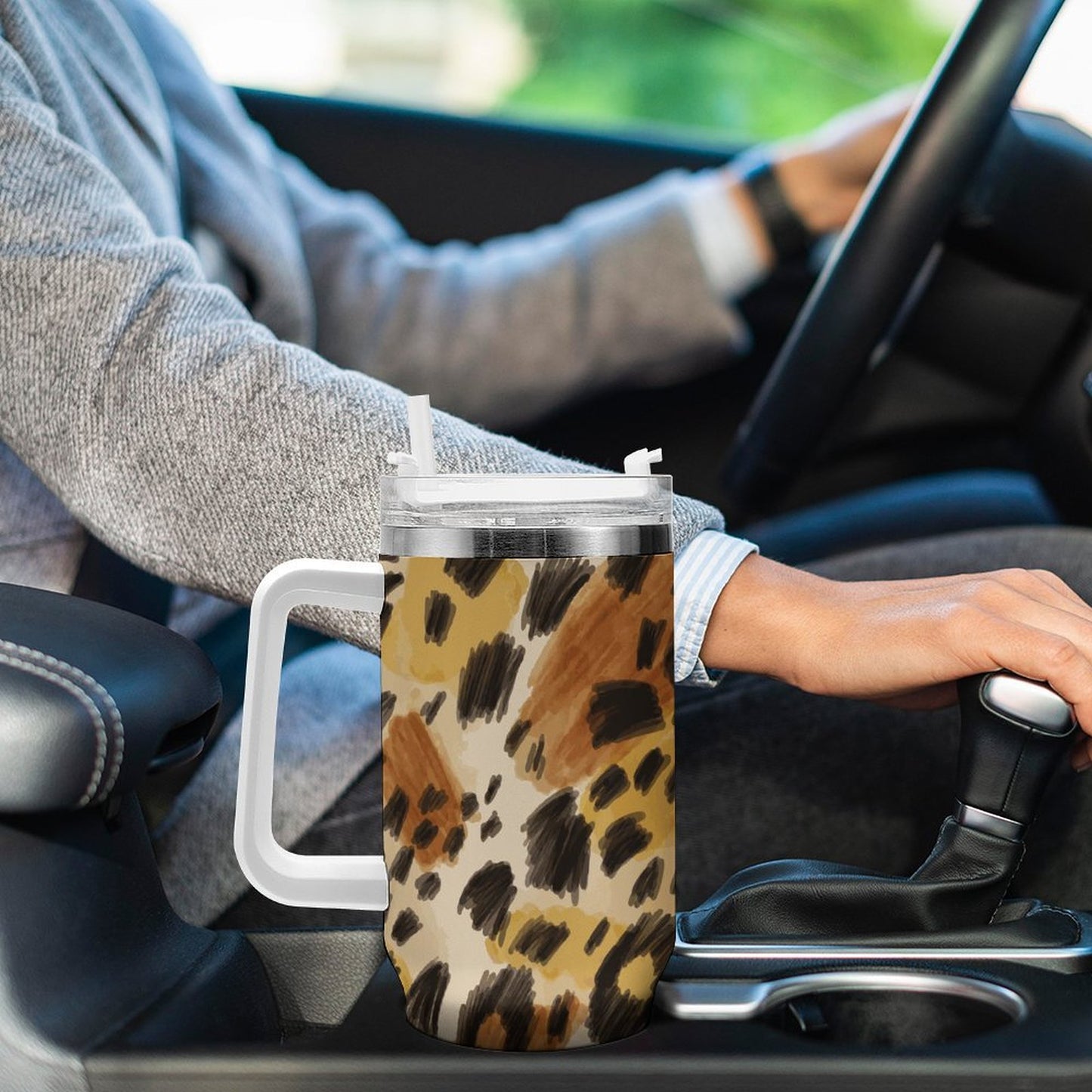 PHDT00461 POD US Local Tumbler 40 oz Large Capacity Car Cup Tiger