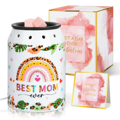 US Local Mom Gifts Wax Warmer, Wax Melt Warmer Ceramic Electric Scentsy Candle Wax Melts Good Mom Meaningful Gifts For Mom For Livingroom Kitchen Bathroom
