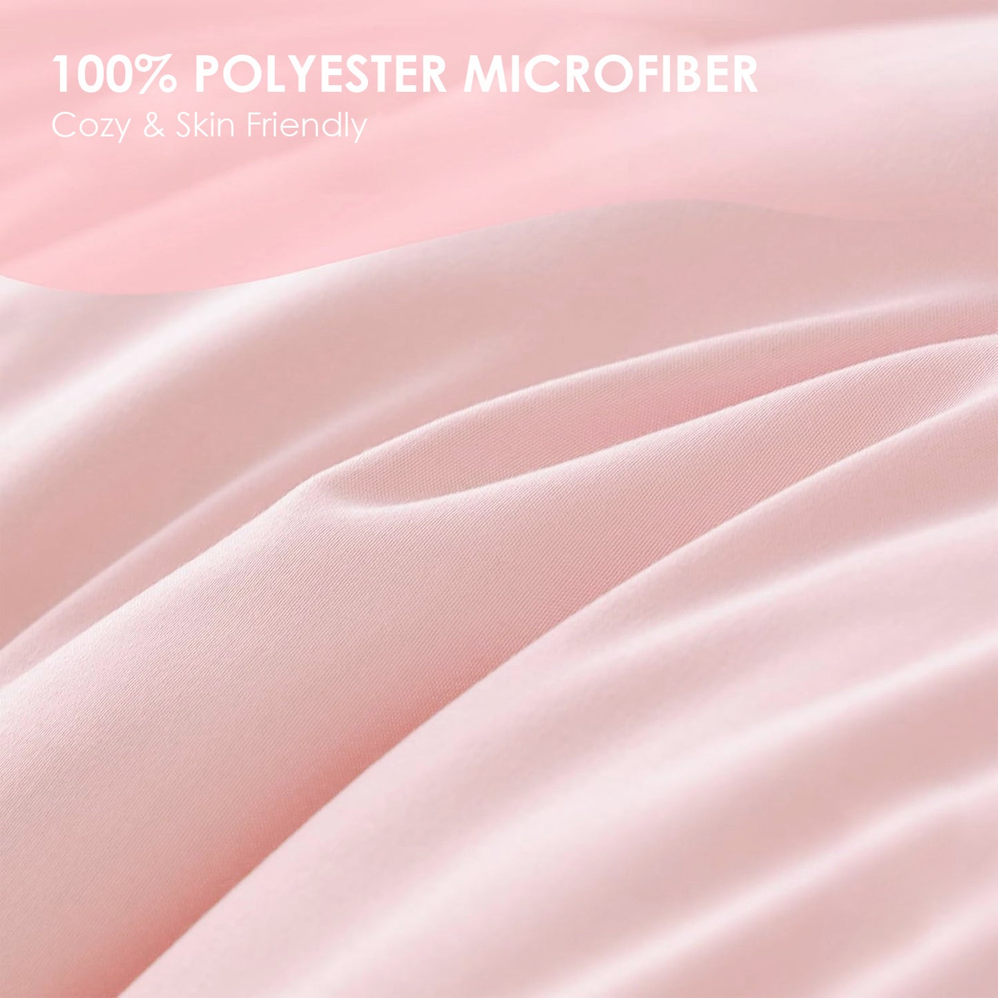 US Local This High-quality White And Pink Oversized Solid Color Duvet Cover Set Includes One Duvet Cover And Two Pillowcases. Its Universally Appealing Design Creates A Warm And Cozy Atmosphere For Any Campus