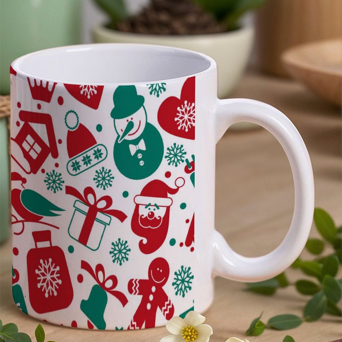 POD US Local White mug with full print, Christmas 0047