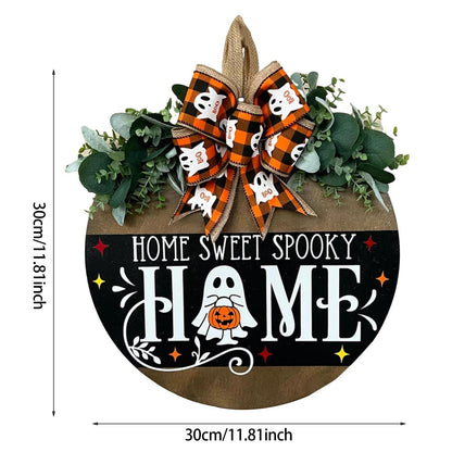 Autumn Decoration Halloween Thanksgiving Ghost HOME Decoration Wooden Hanging