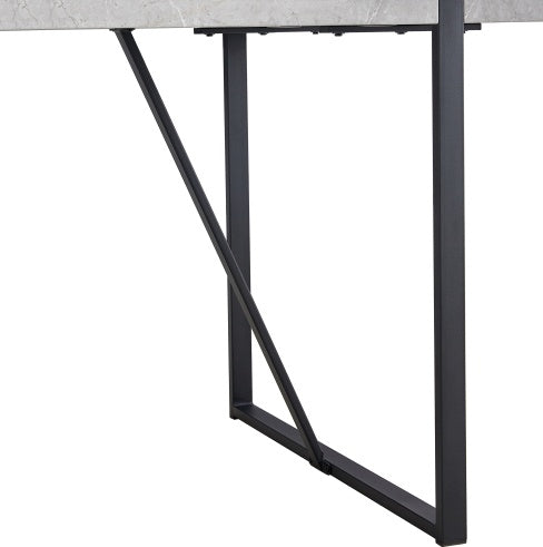 USA Local Modern Dining Table, 55 Inch Kitchen Table For 4 People, Rectangular Dinner Table For Dining Room, Home Office, Living Room Furniture, Easy Assembly,