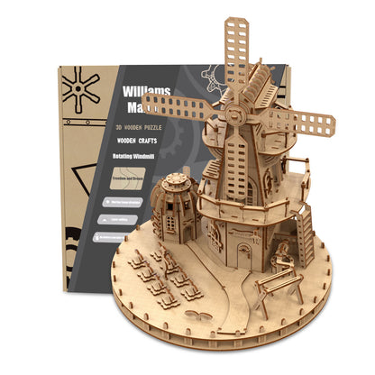 US Local Fashion Simple Williams Manor Shape Puzzle Toys