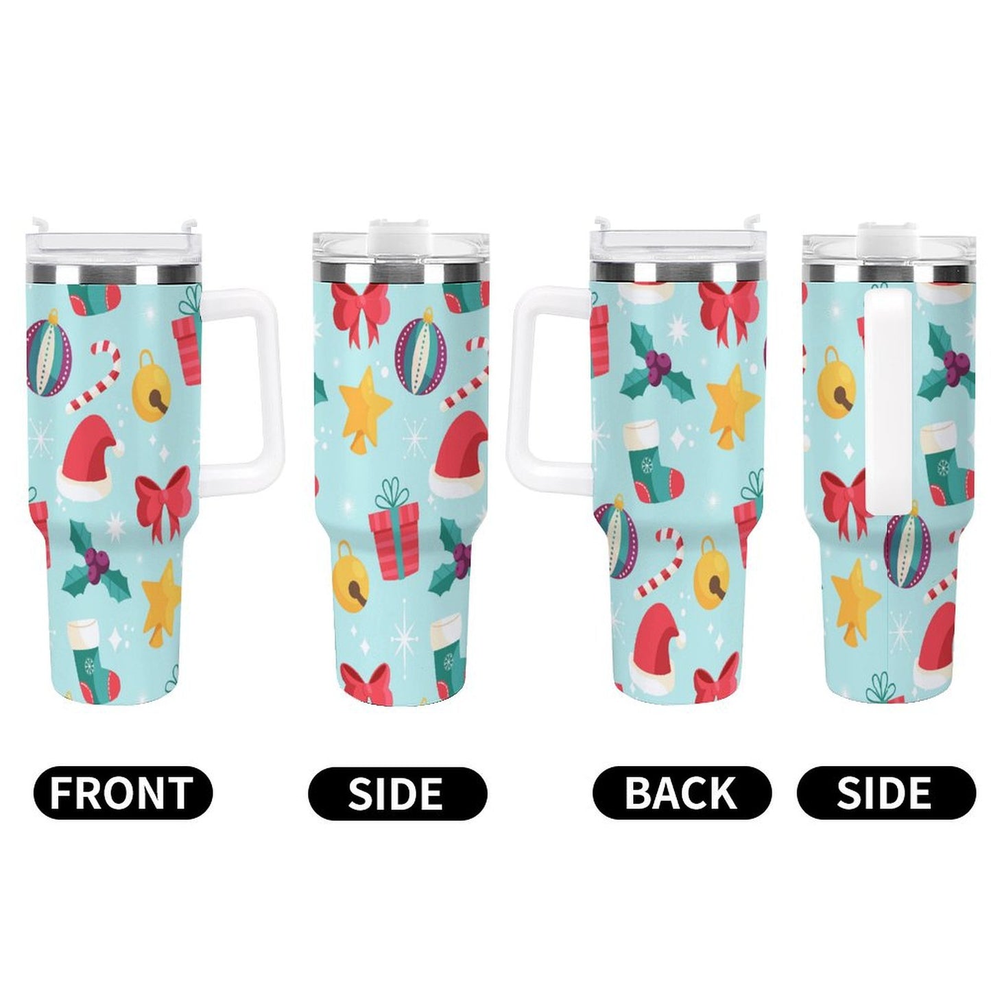 PHDT00166 POD US Local Tumbler 40 oz Large Capacity Car Cup Christmas