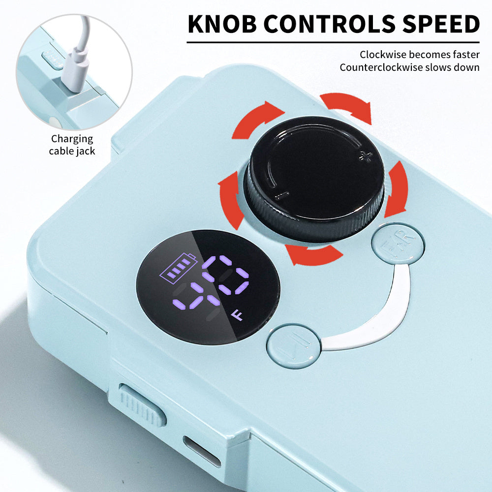 US Local 40000RPM Nail Drill Professional Cordless Electric Nail Drill Machine Rechargeable Portable Acrylic Gel Grinder Tools With 6 Bits And Sanding Bands For Manicure Pedicure Carve Polish