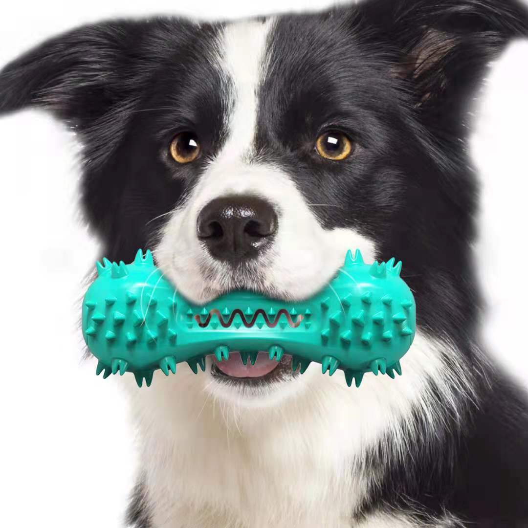 US Local Pet Dog Cleaning Chew Toys For Aggressive Dogs Rubber Molar Stick Dog Oral Teeth