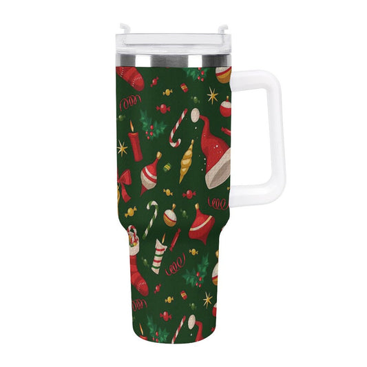 PHDT00154 POD US Local Tumbler 40 oz Large Capacity Car Cup Christmas Sock